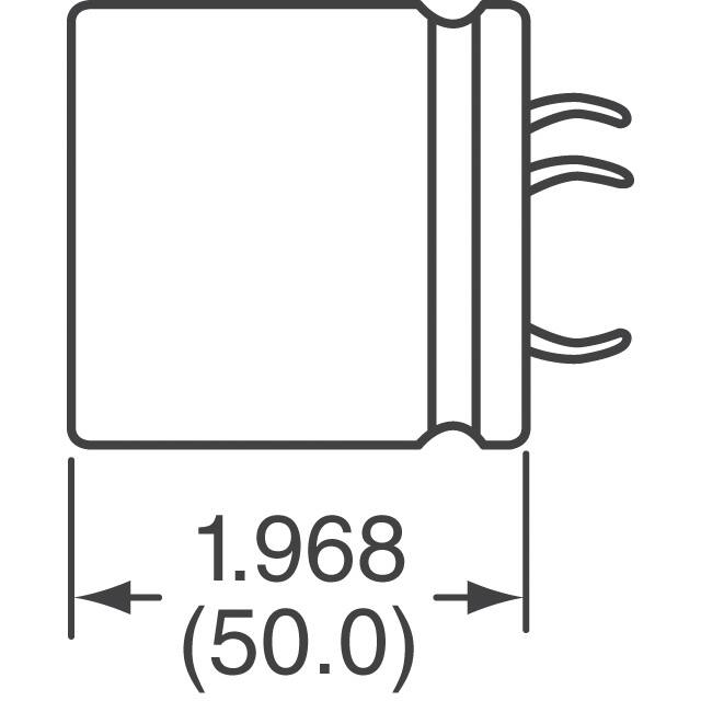 383LX681M400N052 Cornell Dubilier Electronics (CDE)  Condensateurs électrolytiques en aluminium